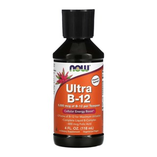 Ultra B-12 Vitamina Complexo B Now Foods 118ml Importado