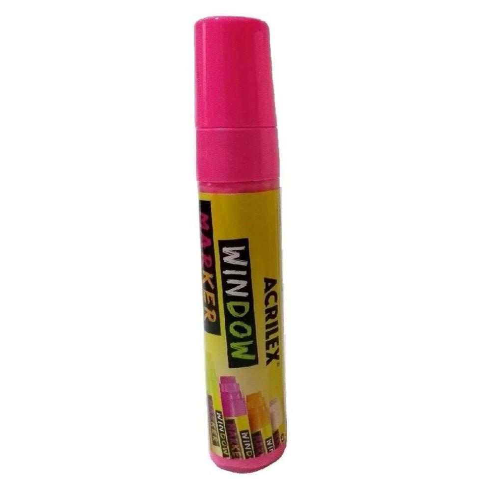 Caneta Marcador Para Vidros e Lousa Window Marker Rosa