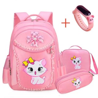 3 peças mochila escolar para meninas Cit Cartoon crianças crianças mochila crianças menina 552