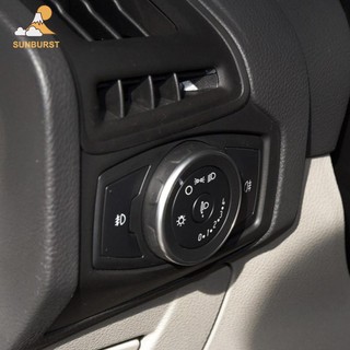 [Sunburst1 . br] Interruptor De Faróis Do Carro Tampa Da Armação De Aparo Baixo E Alto Nível Para O Ford Focus 2012-2018