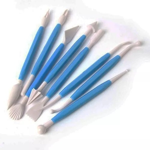 8 Un Estecas P/ Artesanatos Bolos Pasta Americana Biscuit