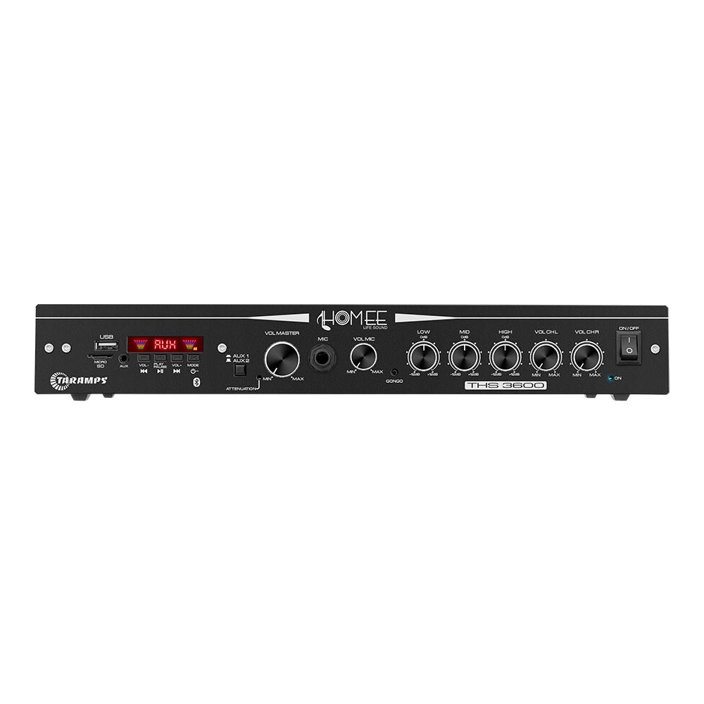 Amplificador Receiver Taramps Ths3600 120w Rms Som Ambiente