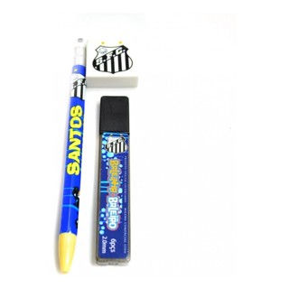 Kit Com Lapiseira, Borracha E Grafite Oficial Do Santos.
