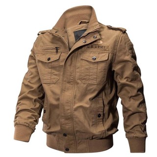 Jaqueta Bomber Homem Casacos casual De Algodão M-6XL Plus Vestuário Masculina