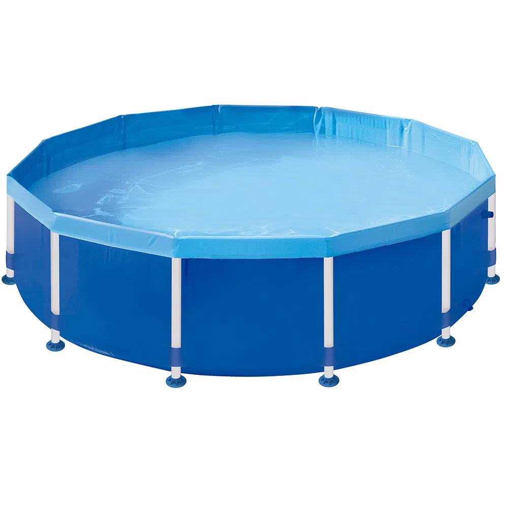 Piscina com Armação 5.500 Litros 0,77 x 3 x 3 Metros MOR em Oferta na Shopee