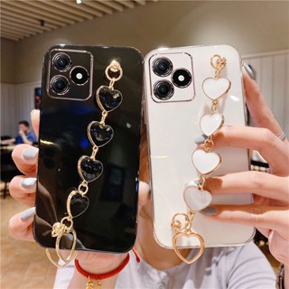 Revestimento De Luxo Bracelete Do Amor Estojo Anti-Queda Para Realme C53 OPPO C55 C51 10 Reno10 pro De Capa Sexy C 53