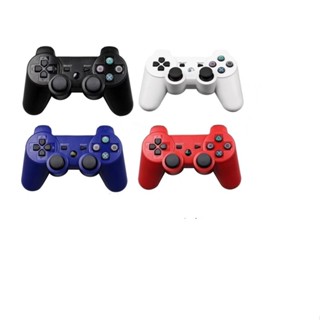 Controle de joystick sem fio Play3 compatível com Play 3 preto/branco/vermelho/azul alex