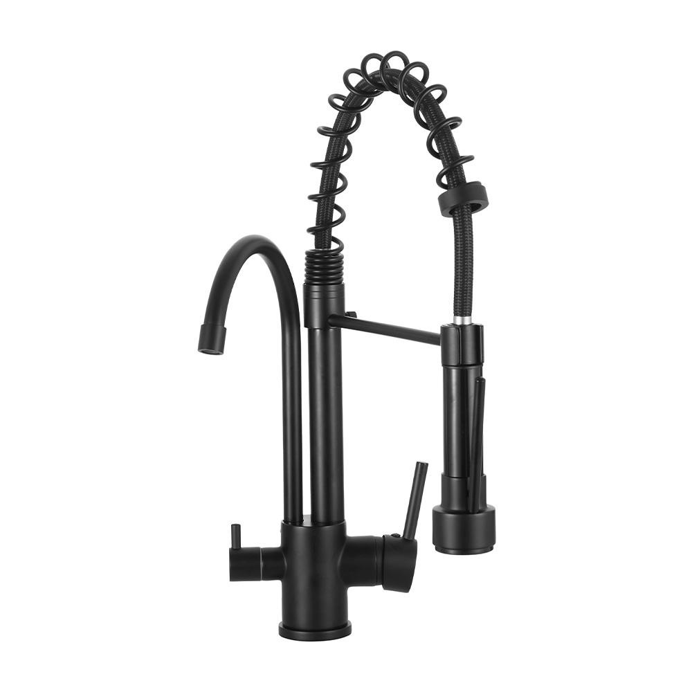 Torneira Para Cozinha Gourmet Misturador Monocomando Com Dupla Saída Carandaí Pingoo - Preto Fosco em Oferta na Shopee