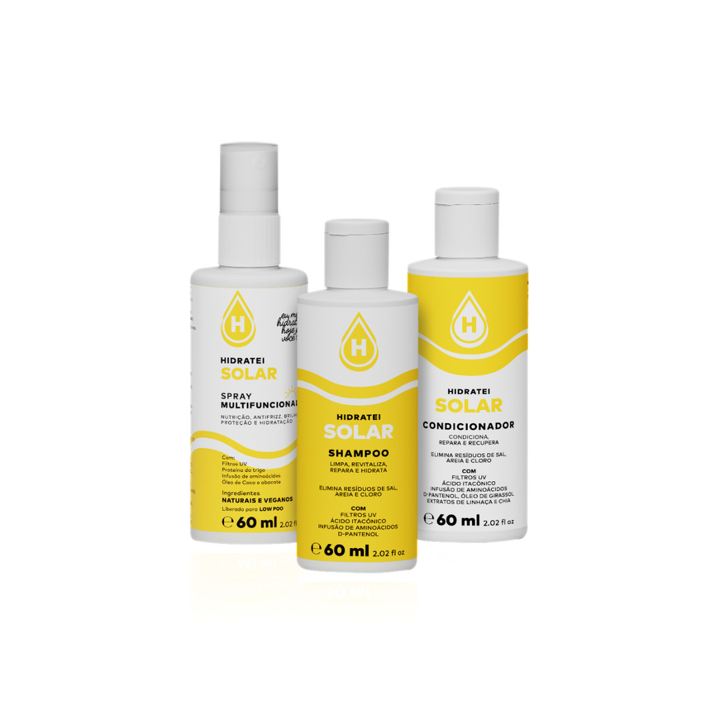 Kit Travel Size Linha Solar - Protege E Nutre Os Seus Fios em Oferta na Shopee