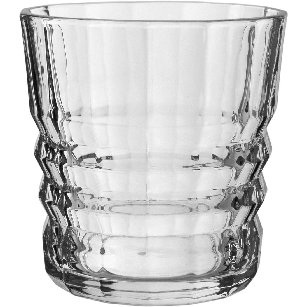 JOGO 6 COPOS ÁGUA SUCO DRINK BAIXO HOME&CO ECO CRYSTAL 370ml 10x9x9cm TRANSPARENTE
