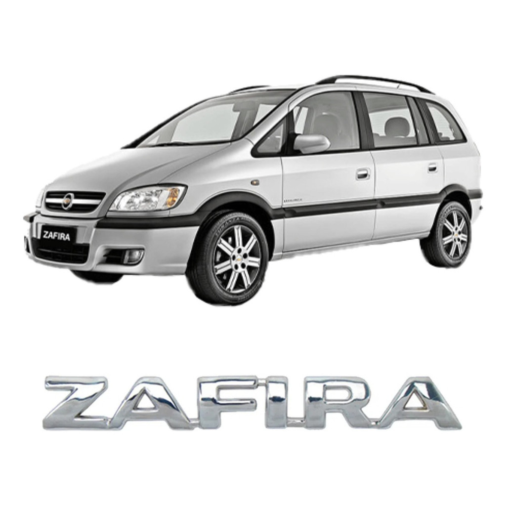 Emblema Zafira 2002 Porta Malas Cromado Letreiro