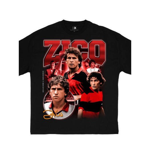 Camisa Camiseta- Jogador time Zico Melhor Do Mundo