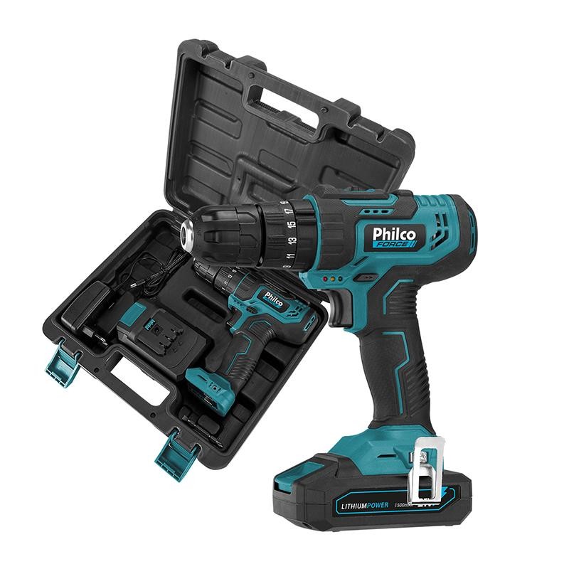 Parafusadeira/Furadeira 23 Velocidades Impacto Ppf21mf Philco Bivolt em Oferta na Shopee