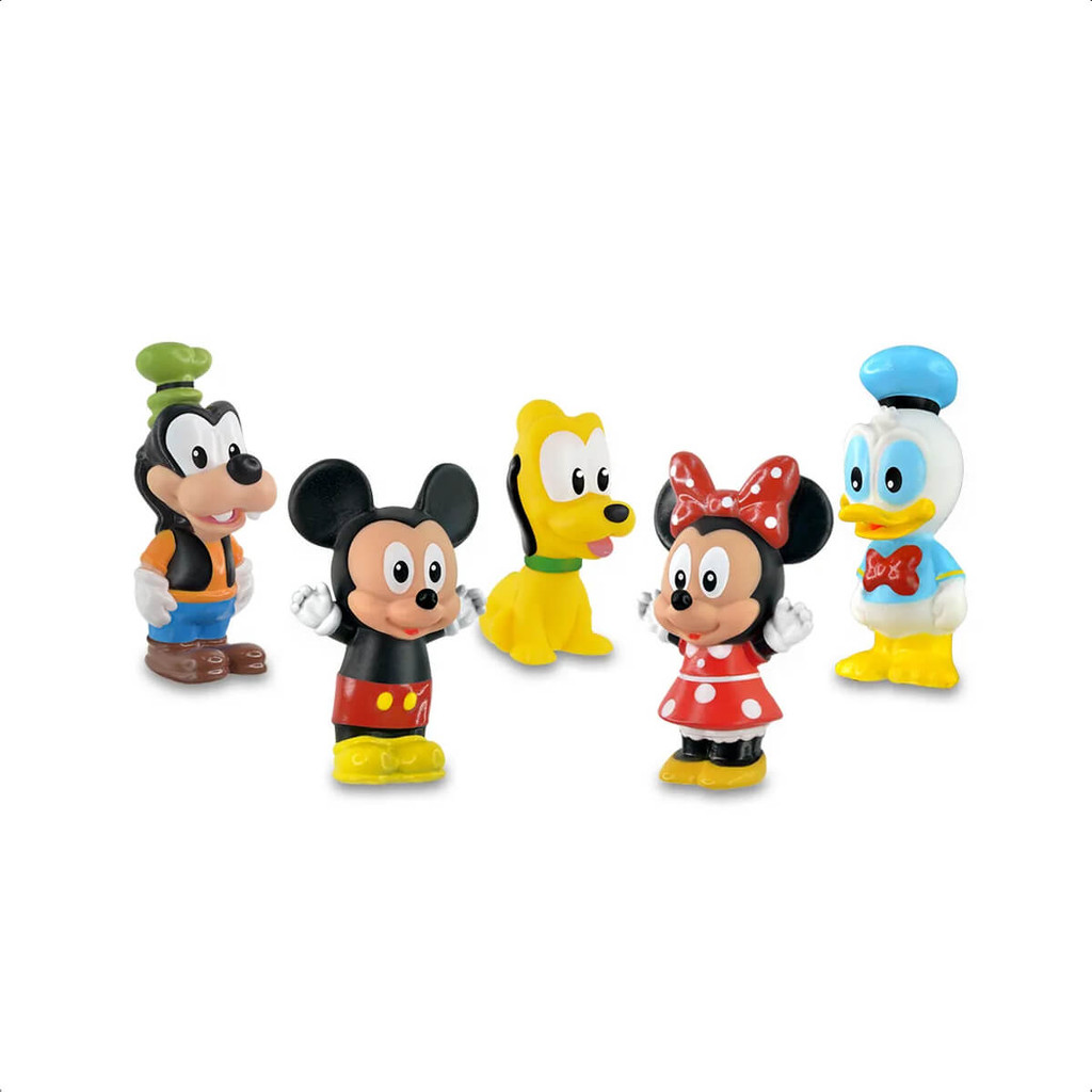 Dedoches Mickey and Friends +3 anos Vinil Lider Brinquedos - 240 em Oferta na Shopee