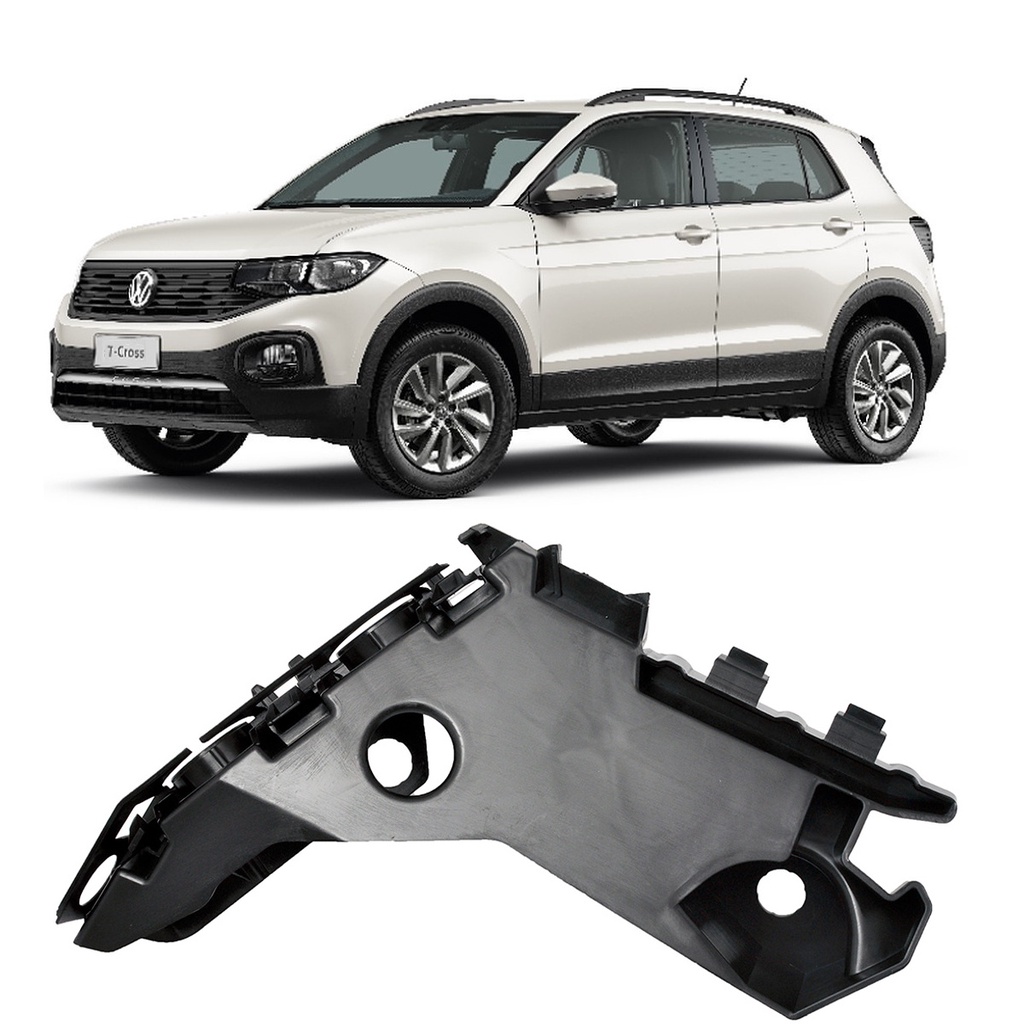 SUPORTE GUIA ESQUERDO DO PARACHOQUE DIANTEIRO VOLKSWAGEN T-CROSS 2019/2022