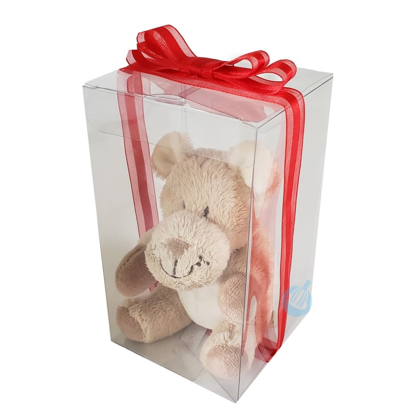 Caixa de acetato transparente 8,5x8,5x15 - pacote 10 und em Oferta na Shopee