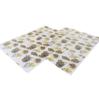 PAPEL MANTEIGA PARA FRITAS CAIXA DE BATATAS DELIVERY 100 FL em Oferta na Shopee