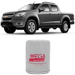 Filtro Óleo Chevrolet S10 2.5 2015 A 2018 Wega