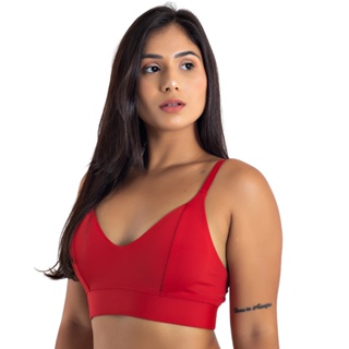 Sutiã Reforçado Top Microfibra Sem Bojo Lingerie Feminino em Oferta na Shopee