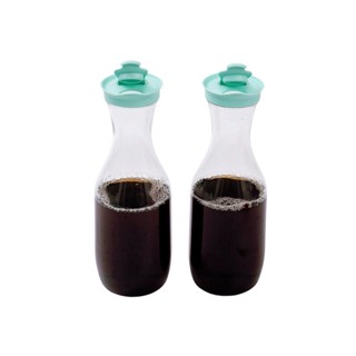 Kit 2 garrafas de plástico com tampa 1,5L azul - Mozcada
