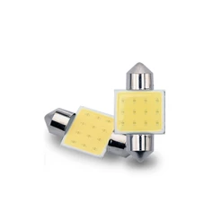 Par Lâmpada Led Torpedo 6000K Sj Cob 12C 31Mm 12V