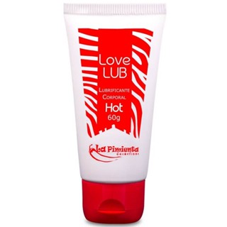 Gel Lubrificante Íntimo Sex Shop Sensação Hot para Sexo Anal ou Vaginal Love Lub Hot 60g - La Pimenta