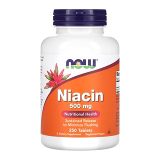 Niacina 500mg Now Foods Niacin Vitamina B-3 250 Tablets