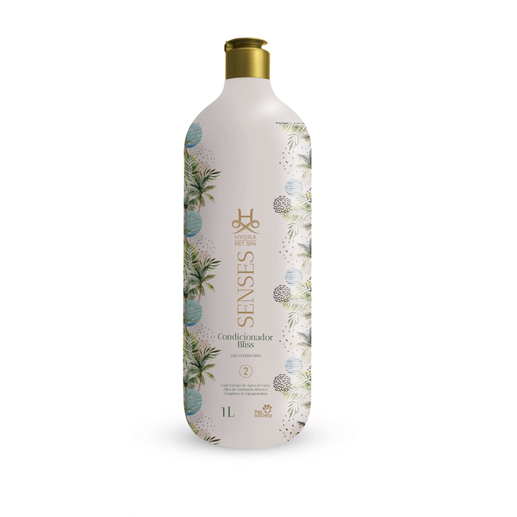 Condicionador Pet Cachorro Gato Hydra Pet Spa Senses Bliss 1L