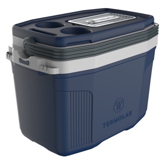 Caixa Térmica 20 Litros Termolar Azul em Oferta na Shopee