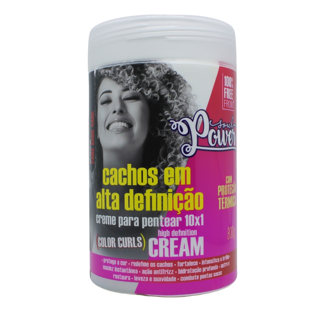 Creme De Pentear Color Curls High Definition Soul Power 800g
