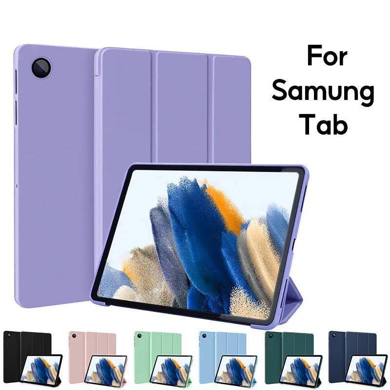 Para Samsung Tab A7 Lite A9 Plus S8 A8 S7 8,7 10,5 11 Polegadas Estojo De Luxo TPU Tablet Smart Case