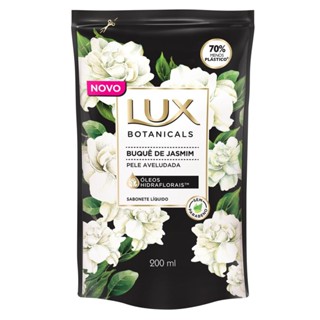 Sabonete Líquido Lux Botanicals Buquê de Jasmim Refil 200ml