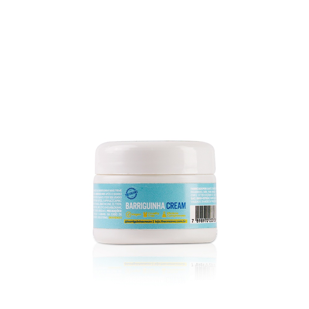 Mini Barriguinha Cream 50g Travel Size Com Redutor de Medidas e Firmador com Mentol BB em Oferta na Shopee