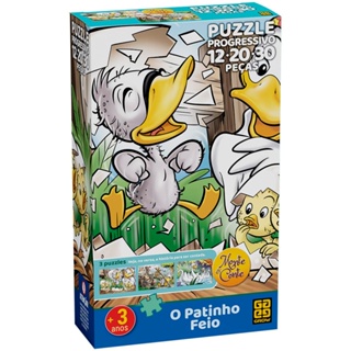 Puzzle Progressivo O Patinho Feio em Oferta na Shopee