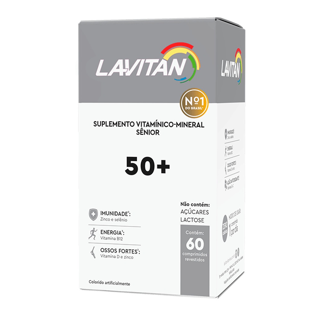 Lavitan Sênior 50+ Para homens e Mulheres 60 comp = 60 dias