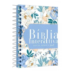 Bíblia Interativa Estude, Medite e Anote | King James | Capa Dura Espiral | Graça