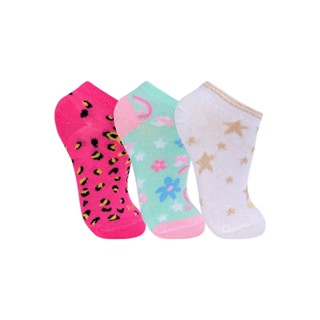 Kit com 3 Meias Infantil Cano Curto Trifil 5027