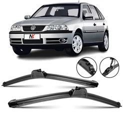Par Palheta Limpador Parabrisa 21'' 19'' Gol G3 99 00 2001 á 2005
