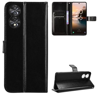 Para TCL 40 NXTpaper 4G Carteira Flip Case Magnética De Couro De Luxo