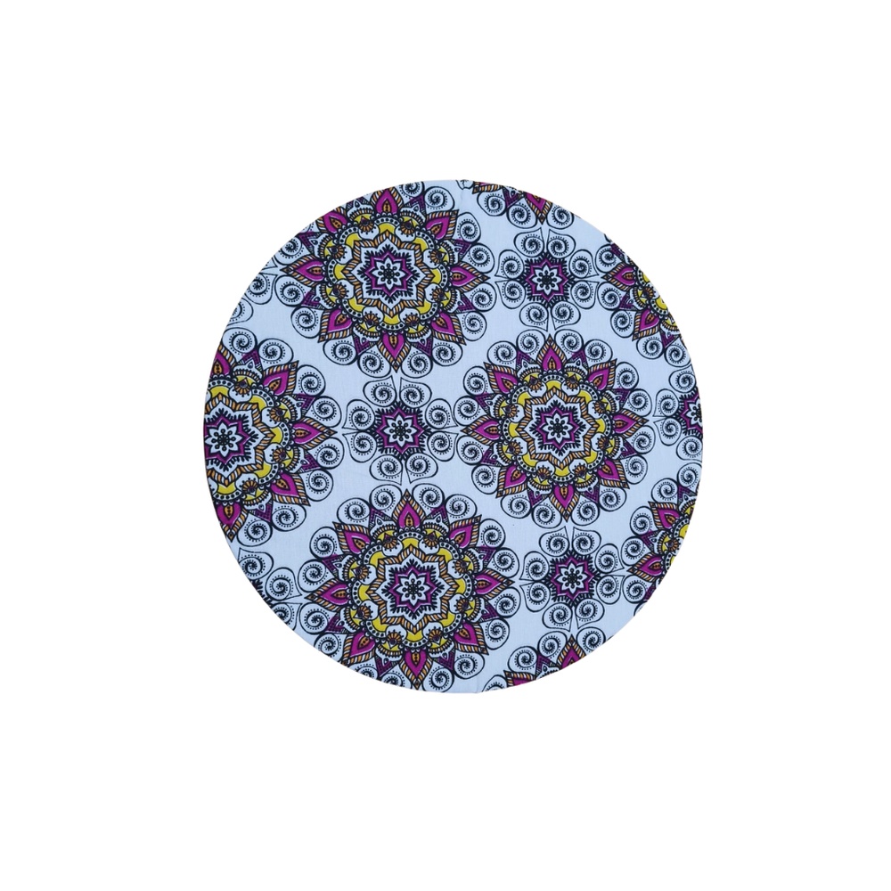 Kit 6 Capa de Sousplat Mesa Tricoline 100% Algodao - Magic Enxovais Mandala