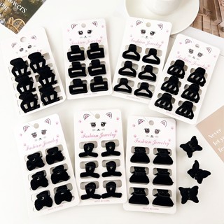 6 Pcs/Set Plástico Clip Pequeno Meninas Maquiagem Cabeleireiro Mulher Acessórios