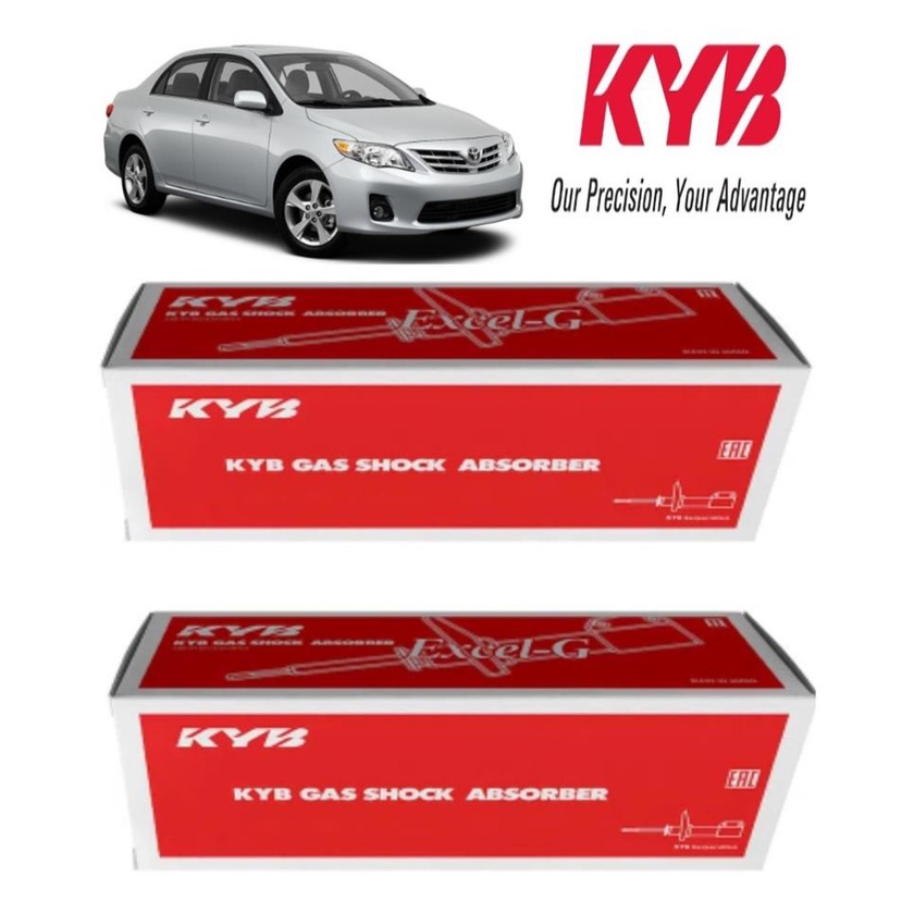 Par Amortecedor Traseiro Toyota Corolla 2009 2010 2011 2012 2013 2014 2015 2016 2017 2018 Original Kayaba