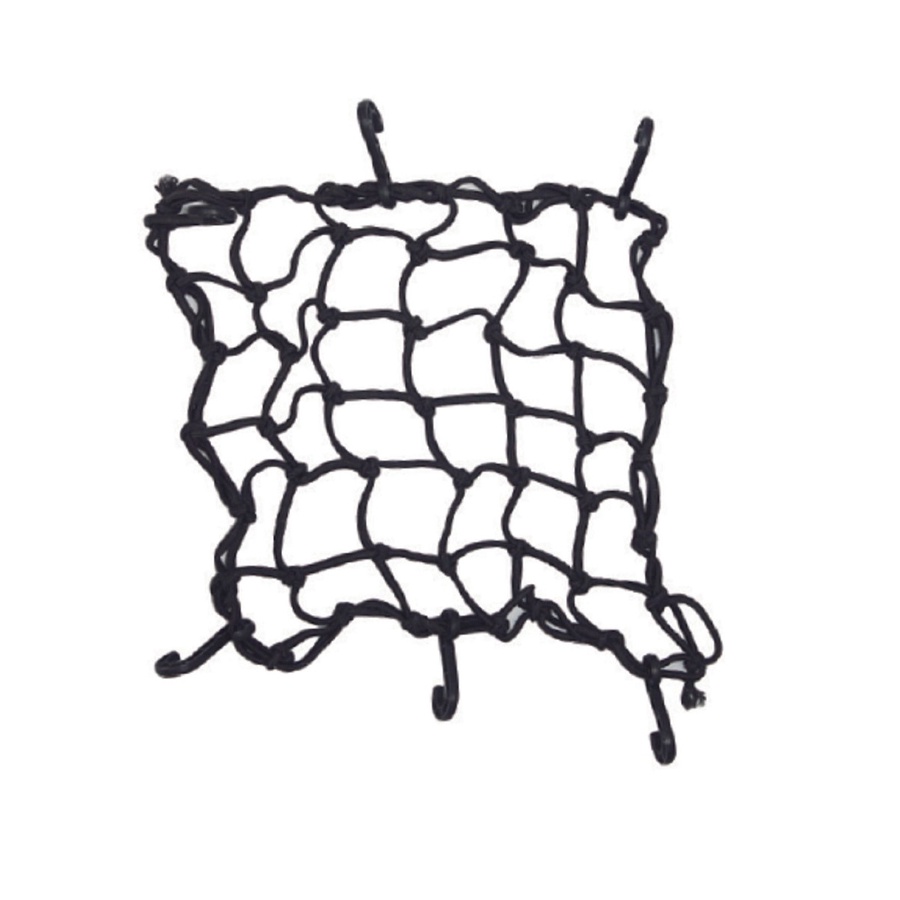 Rede prendedor elástica aranha bau bauleto capacete bagagem rack Moto Bike 45X45CM