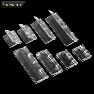 10Pcs Dobradiças Plásticas Transparentes Acrílicas Duráveis Para Móveis