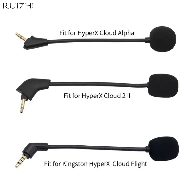 Fones De Ouvido Microfone Para HyperX Cloud Alpha S 2 II X Core Pro Flight Cloud9 Edition Jogos Mic Earpads