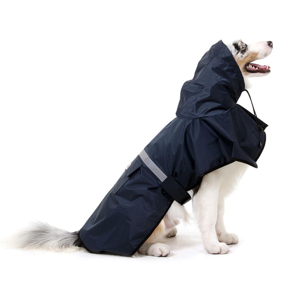 Capa De Chuva Cachorro Azul Marinho Pet Abrakadabra Fantasia
 - Pets