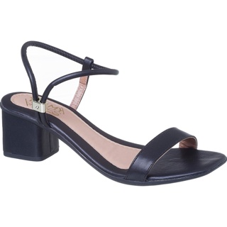 Sandália Feminina Com ajuste Macia Salto Baixo Confortável em Oferta na Shopee