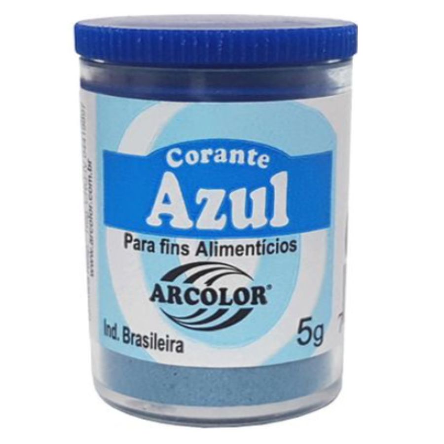Corante em Pó Azul 5g Arcolor - Food & Beverages