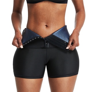 Cinta Modeladora Calças Short Sauna Emagrecimento Shorts Modeladora De Cintura Slim em Oferta na Shopee