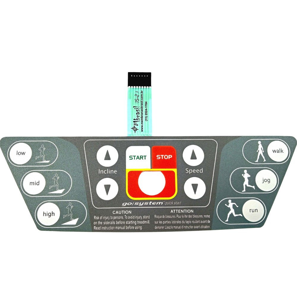 Teclado Esteira Life Fitness T3 - Cód 772